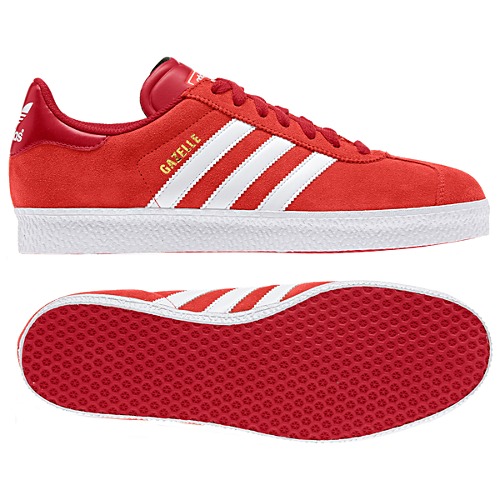 Adidas Red Gazelle Sneakers